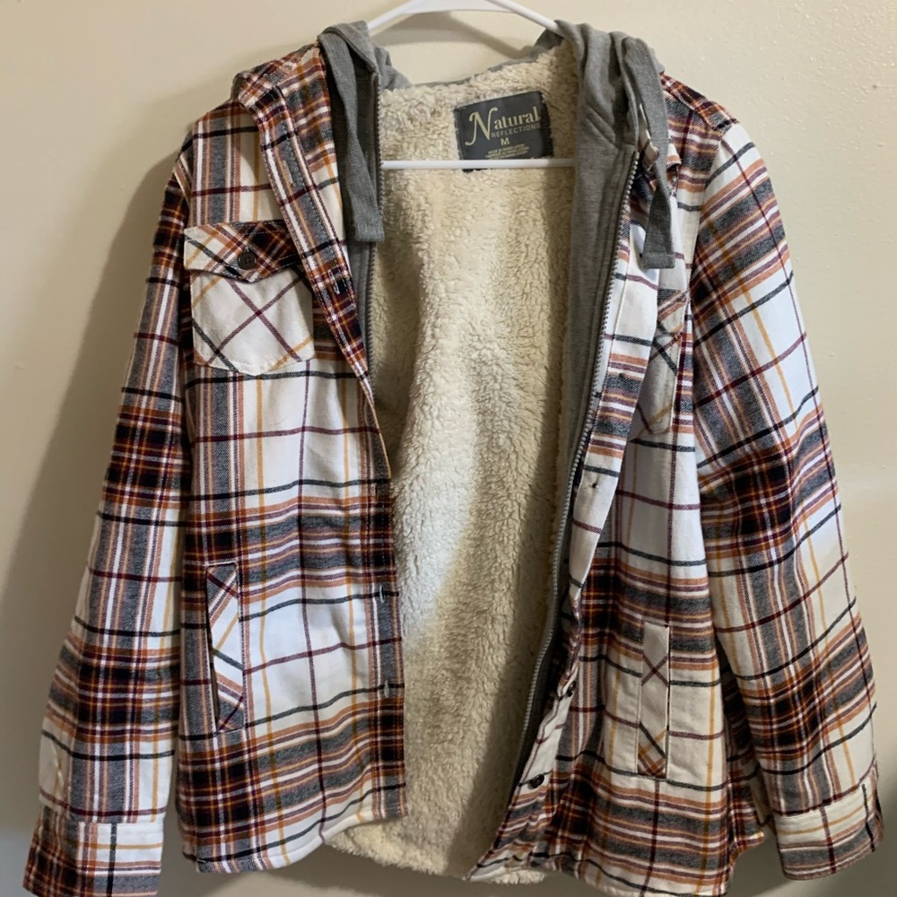 Natural hoodie jacket